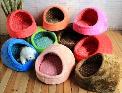 colorful Pet dog cat warm nest bed ...