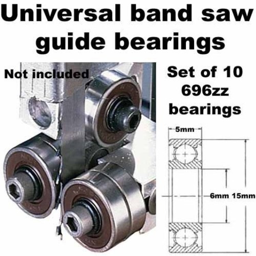 Universal band saw guide bearings set of ...