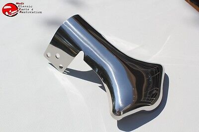 Stainless Exhaust Tail Pipe Deflector Shield Custom Car Truck Hot Rat Rod Pickup