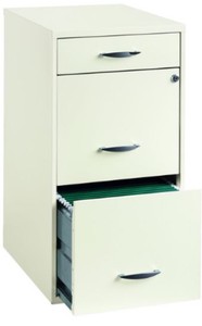 White File Cabinet | eBay - White Steel File Cabinet 3 Drawer Metal Storage Office Documents New