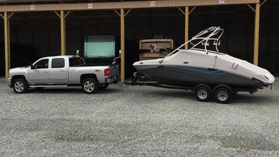 2015 Yamaha AR210 FACTORY WARRANTY 69 hours Blue/Grey Jet boat.