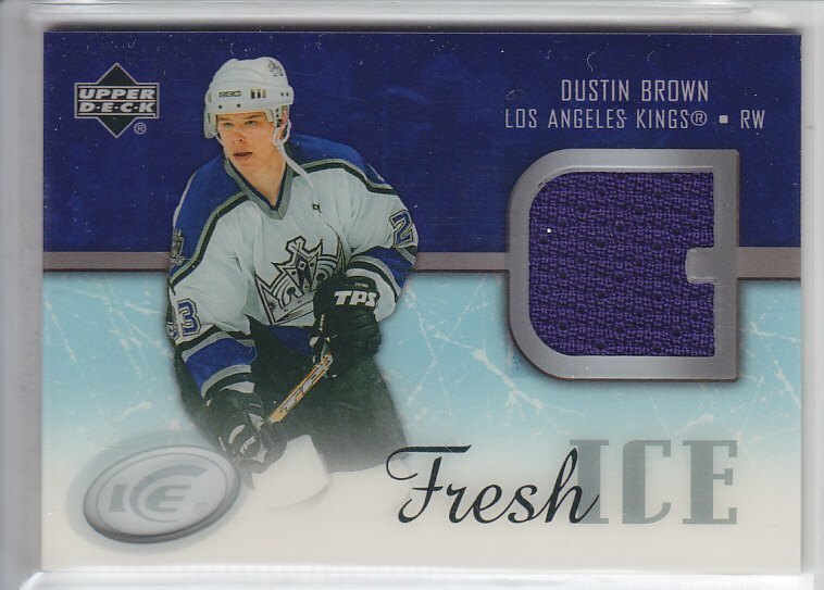 2018-19 DUSTIN BROWN LOS ANGELES KINGS 1112 GAMES BREAKS RECORD POSTER SGA