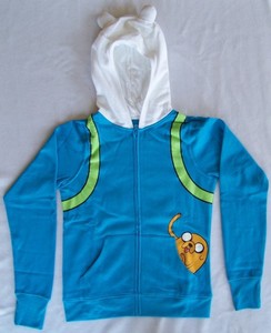 adventure time zip up hoodie