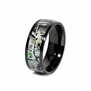 ... -Camo-TITANIUM-Unisex-Hunting-Camouflage-7mm-Wedding-Band-Ring-New