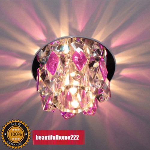 NEW Crystal LED Ceiling Light Pendant Lamp ...