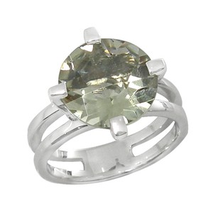... -Sterling-Silver-Green-Amethyst-Ring-Size-5-12-and-half-sizes-NRB229
