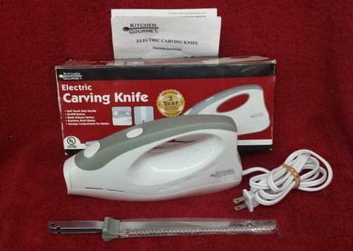 Kitchen Gourmet Electric Carving Knife 7-1/2