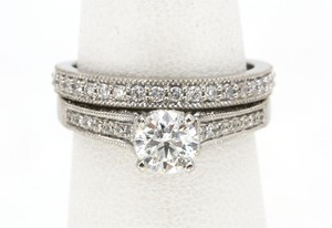 14K-White-Gold-Diamond-2-Ring-Wedding-Set-1-CARAT-T-W-RETAIL-PRICE-4 ...