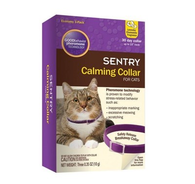 Sentry Calming Collar for Cats, New, Stress ...