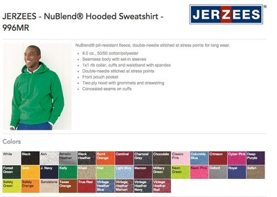 Pre-owned Jerzees 12  996 Hooded Sweatshirt Wholesale Bulk Lot Ok To Mix 2xl-4xl & Colors In Buyer Choice