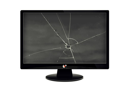 How to repair cracked tv screen