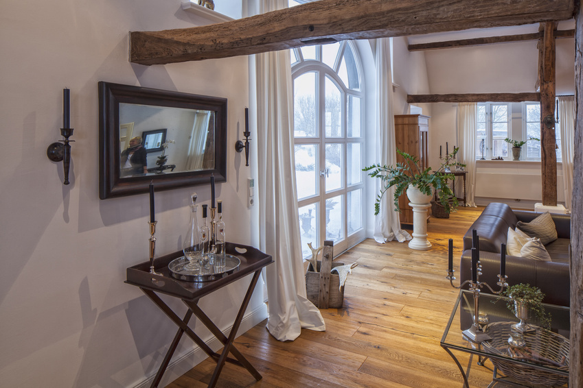 landhaus design schöne zarte farben wand decke einbauleuchten