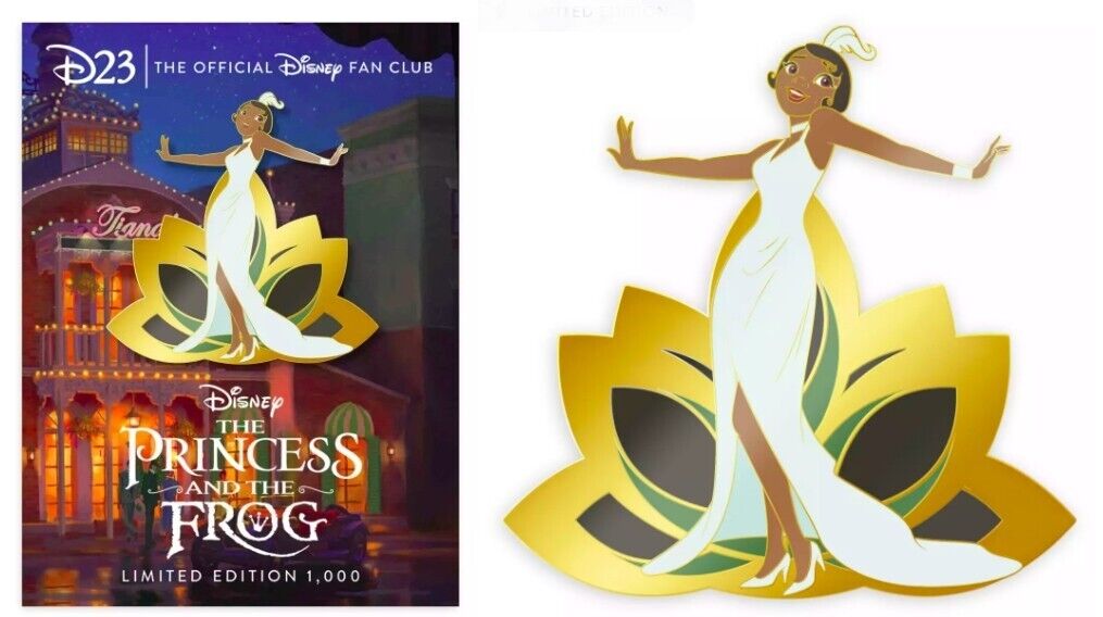 Disney D23 Exclusive Limited Edition Tiana Princess & The Frog Pin Limited Ed