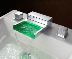 Piece-Set-LED-Waterfall-Bathroom-Sink-Bath-Tub-Basin-Tap-Faucet ...