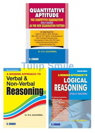 How To Prepare For Competitive Exams Combo Of 3 Books By R S