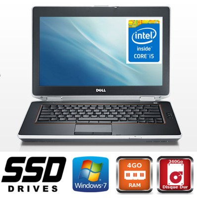 Image DELL Latitude E6420 Intel Core i5-2520M 2,50 GHz 4Go 240Go SSD 14.1 Image DELL Latitude E6420 Intel Core i5-2520M 2,50 GHz 4Go 240Go SSD 14.1