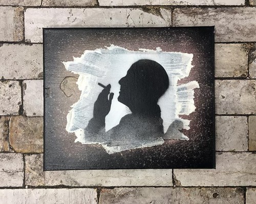 Original paintings for sale, urban art, street art, mr pilgrim, urban artist