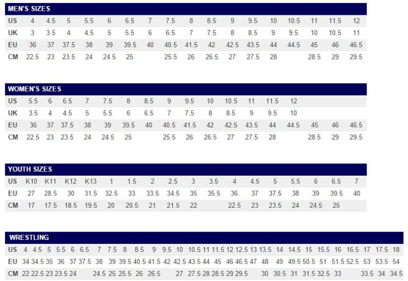 asics chart 2 asics chart 2