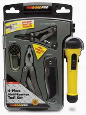 Road Pro 6 Piece Multi-Function Tool Set ...