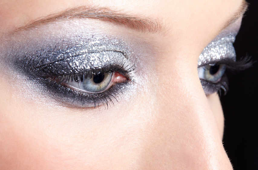 What is the proper way to apply silver eyeshadow?