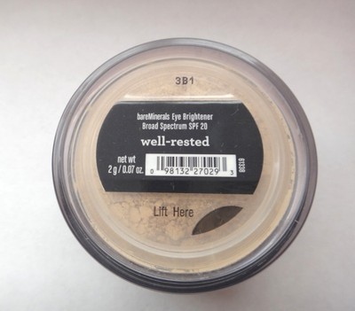 rested well bareminerals brightener eye concealer escentuals bare