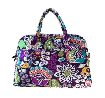 Vera Bradley Weekender Travel Bag in Plum ...