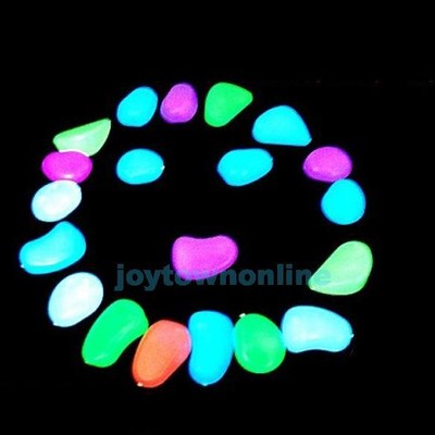 10 Pcs Glow In The Dark Stones ...