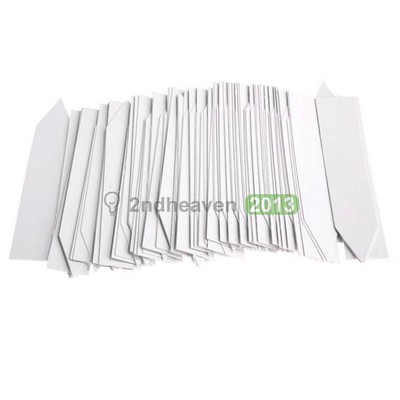 100Pcs 4'' Garden Plant Pot Markers Plastic ...