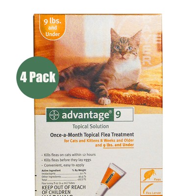 Bayer Advantage Orange for Cats Under 9 ...