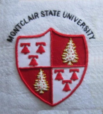 MONTCLAIR-STATE-UNIVERSITY-COLLEGE-POCKET-BADGE-CP-COLUMBIA-HAND-EMBROIDERED