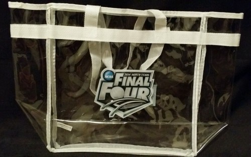 Basketball NCAA 2014 Final Four Clear See Through Tote Bag, NEW