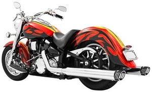 yamaha road star exhaust