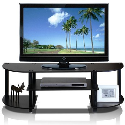 TV Stand Entertainment Center Console Wood Media ...