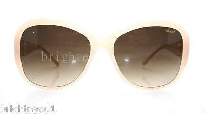 Pre-owned Chopard Authentic  Imperiale Beige Sunglasses Sch 131s - 9xa In Gray