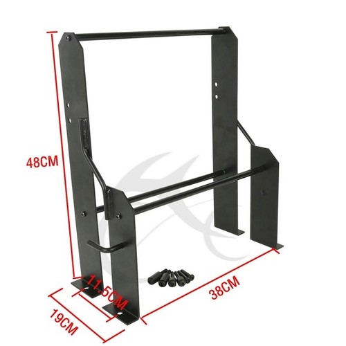 Black Tour Pak Pack Accessory Motor Storage Rack Fits Harley Touring