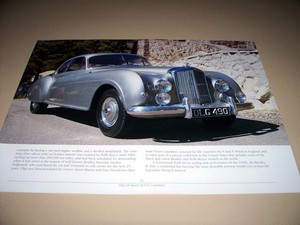 1952 1955 Bentley R Type Continental Car Ad  eBay