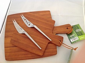 Cutting Serving Chopping cheese CHEESE knife BAMBOO Piece  BOARD Set canada Timber Knife