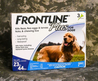 Frontline Plus Blue For Medium Dogs 23-44 ...