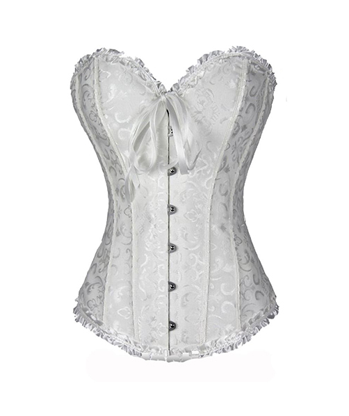 bridal basque low back