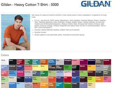 Pre-owned Gildan 200  T-shirt Tearaway Labels Wholesale Bulk Lot Ok To Mix S-xl & Colors In Your Choice