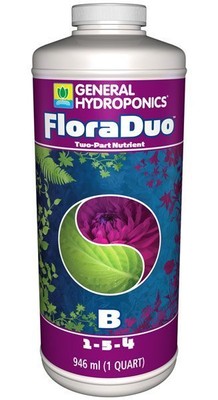 General Hydroponics FloraDuo B 1 Quart 32oz ...