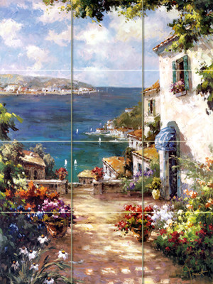 24 x 18 Art Mural Ceramic Decor ...