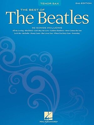 Best of the Beatles 2nd Edition Tenor Sax Chart Book NEW (Best Intermediate Tenor Saxophone)