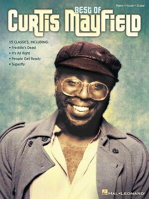 Best of Curtis Mayfield Sheet Music Piano Vocal Guitar SongBook NEW