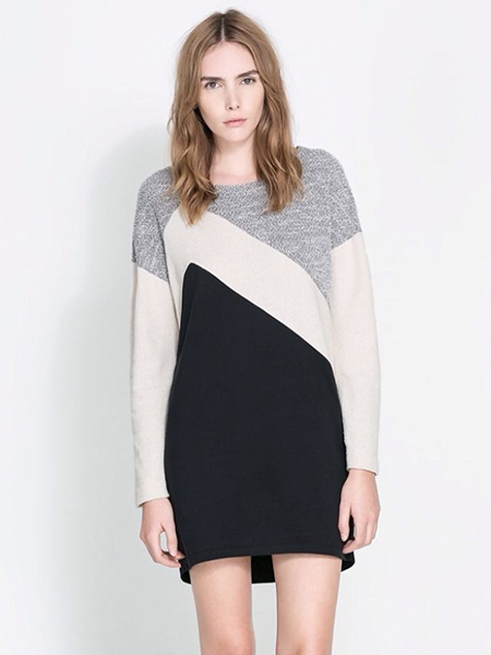long sweater dress zara