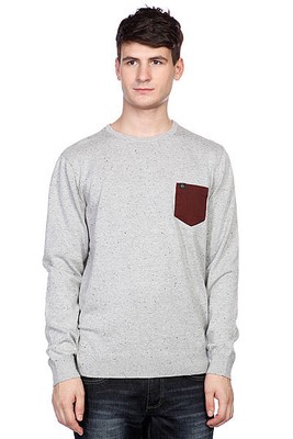 Серый свитер Quiksilver Padstow Lgt Grey Heather