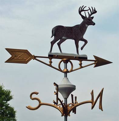 Weathervane 10 Pt Buck Weather Vane Deer ...