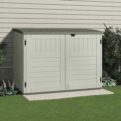 SUNCAST BMS4700 Outdoor Storage Shed, 70-1/2inWx44-1/4inD - ...