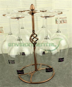 Shelf Retro Homeware Wine cup Cup  shelf vintage Holder Stand Vintage Table   Carrier Glass