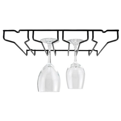 4 Channel Glass Rack - Black - ...